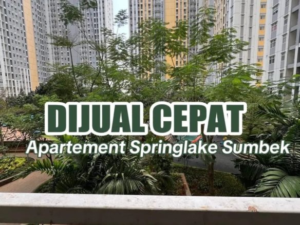 *📣📣Dijual BU CEPAT Apartement Springlake Summarecon Bekasi Full Furnished — ‼️* *💰Harga: 300jt* *💊Spesifikasi:* – Type Studio – Lb 42m2 – 2 kamar – 1 kamar mandi – Ruang tamu – Air PDAM – Listrik 1300 watt – SHM 📲 Informasi + Survey : Putri PJ PRO C.FOUR 089524325808