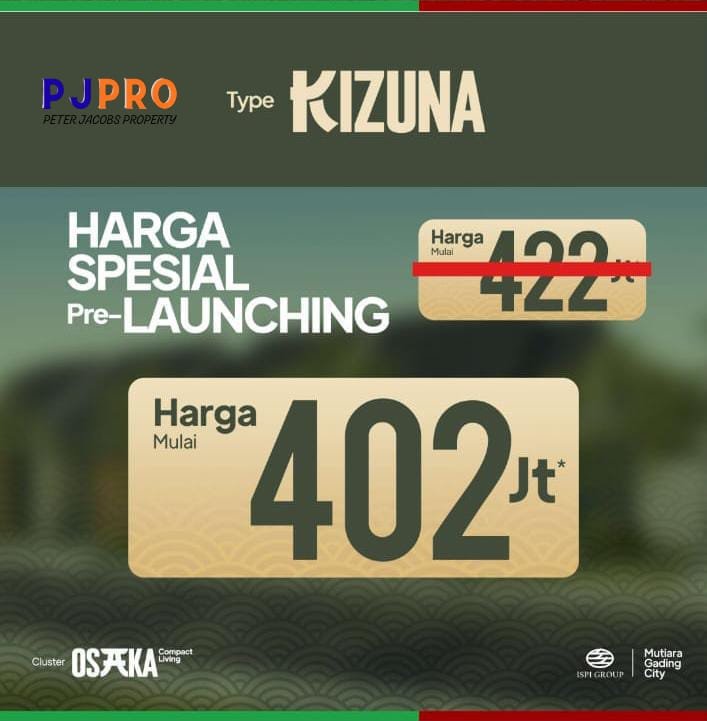 Dijual 1 Unit Rumah Primery Di Cluster Osaka Kizuna Bekasi Utara